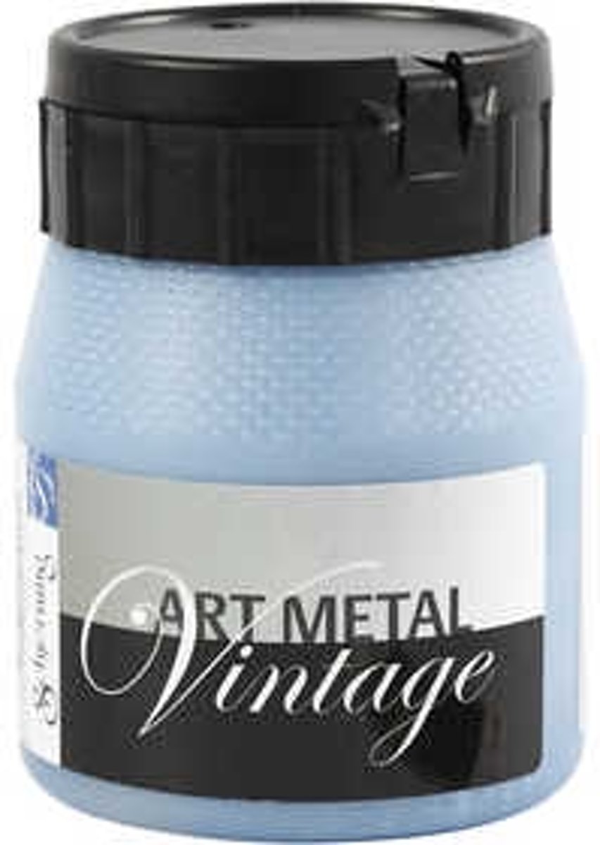 Art Metal verf, Parelmoer blauw, 250ml [HOB-30712]